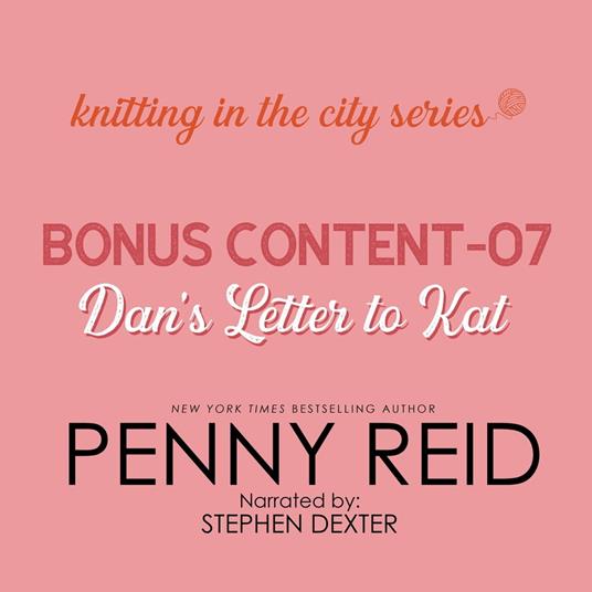 Knitting in the City Bonus Content – 07: Extra Content: Dan's Letter to Kat