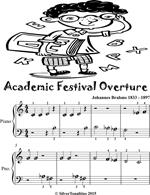 Academic Festival Overture Beginner Piano Sheet Music