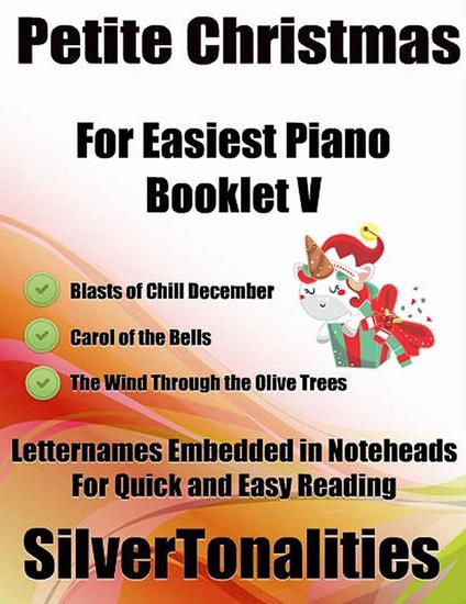 Petite Christmas for Easiest Piano Booklet V - Traditional Christmas Carols - ebook