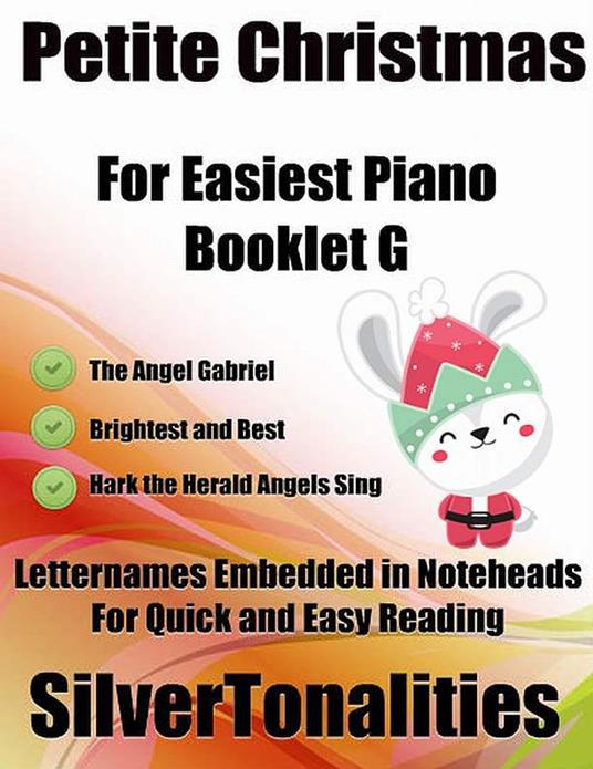 Petite Christmas for Easiest Piano Booklet G - Traditional Christmas Carols - ebook