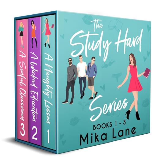 The Study Hard Romance Audiobooks 1-3: A Naughty Lesson, A Wicked Eduction, A Sinful Classroom