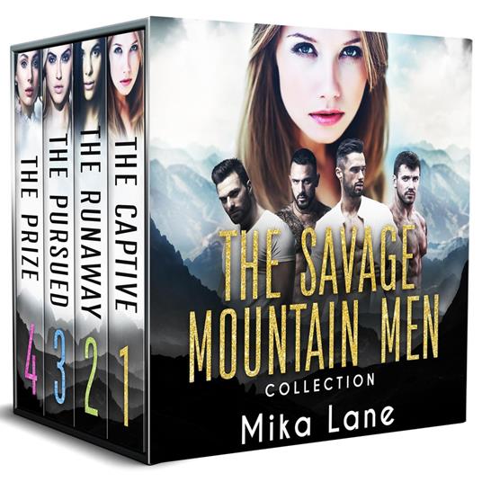 Savage Mountain Romance Audiobooks 1-4: The Captive, The Runaway, The Pursued, The Prize