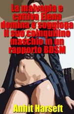 La malvagia e cattiva Elena domina e soggioga il suo coinquilino maschio in un rapporto BDSM