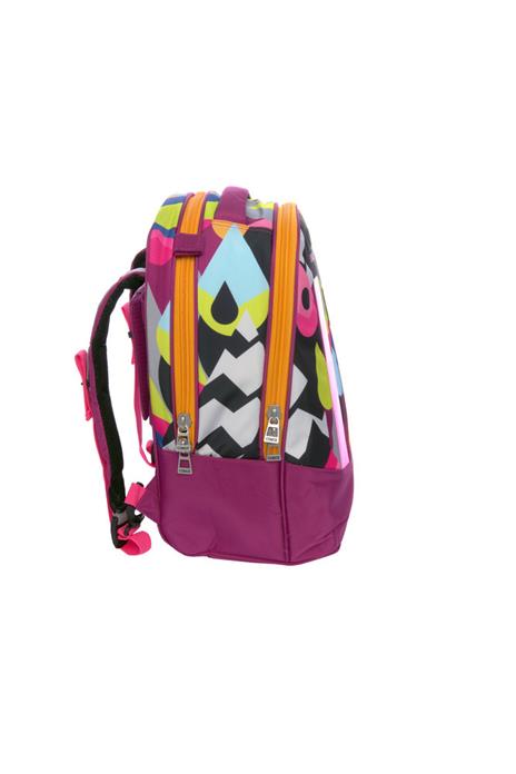 Zaino trolley Comix Flash Drops Rosa con zaino staccabile - 32x47x23 cm - 7