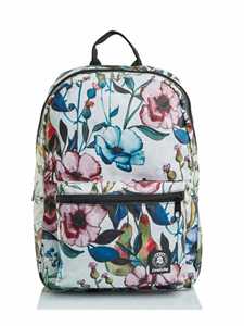 Cartoleria Zaino Invicta Packable Pack Fantasy Wildflowers Off White Invicta