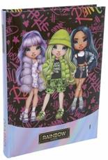 Cartoleria Diario Rainbow High 2021-2022, 12 mesi Standard Nero Panini