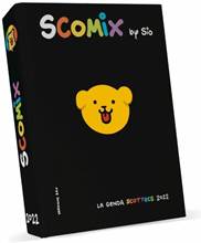 Cartoleria Agenda Comx Scottecs by Sio 2021-2022, 16 Mesi Medium Nero Comix