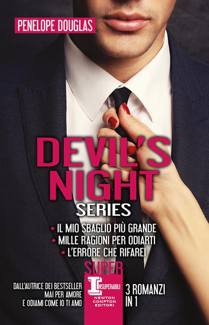 Devil's night series: Il mio sbaglio più grande-Mille ragioni per odiarti-L'errore che rifarei - Penelope Douglas - copertina