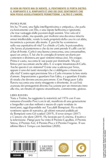 Piangi pure - Lidia Ravera - 2