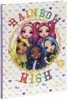 Cartoleria Diario 2022-2023, 12 Mesi, Standard, Rainbow High, bianco con cuoricini Rainbow High
