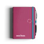 Agenda Smemoranda giornaliera 2023, 12 mesi, bordeaux - 9,80 x 14,30 cm