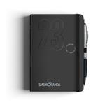Agenda Smemoranda Soft giornaliera 2023, 12 mesi, nero - 9,80 x 14,30 cm