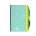 Agenda Smemoranda giornaliera 2023, 12 mesi, verde - 11,20 x 16,40 cm