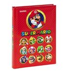 Diario Super Mario 2022-2023, 12 Mesi, Mario, sfondo rosso