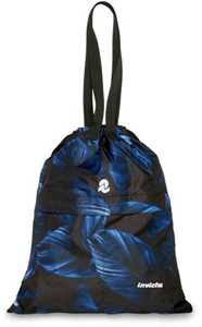 Cartoleria Zaino scuola Drawstring Bag Fant Invicta Grs - Blu, nero fantasia foglie 39 x 51 cm Invicta