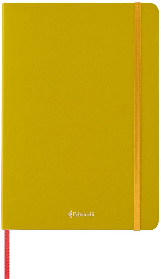 Taccuino Feltrinelli A5, a righe, copertina morbida, chartreuse, giallo, verde - 14,8 x 21 cm - 3