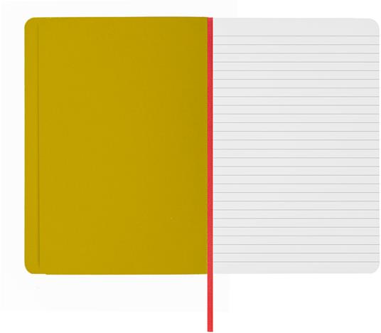 Taccuino Feltrinelli A5, a righe, copertina morbida, chartreuse, giallo, verde - 14,8 x 21 cm - 5
