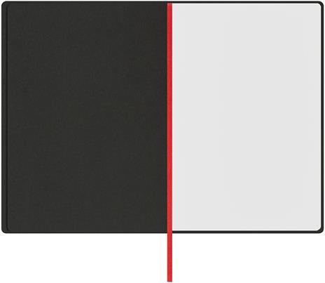 Taccuino Feltrinelli A5, a pagine bianche, copertina rigida, nero - 14,8 x 21 cm - 5
