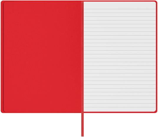 Taccuino Feltrinelli A5, a righe, copertina rigida, rosso - 14,8 x 21 cm - 5