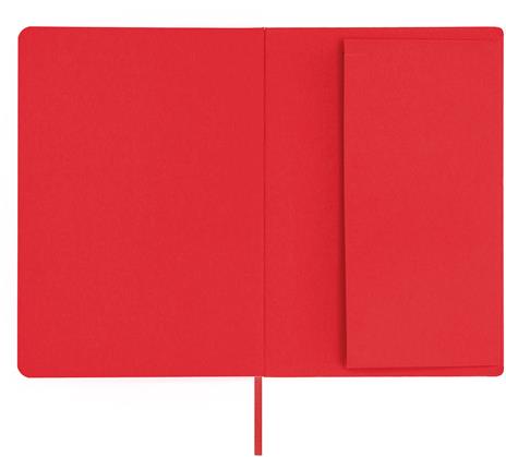 Taccuino Feltrinelli A5, a righe, copertina rigida, rosso - 14,8 x 21 cm - 7
