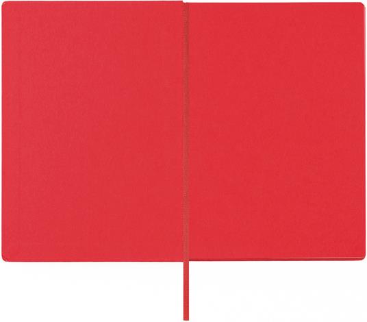 Taccuino Feltrinelli A5, a pagine bianche, copertina rigida, rosso - 14,8 x 21 cm - 4
