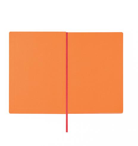 Taccuino Feltrinelli A5, a pagine bianche, copertina rigida, arancione - 14,8 x 21 cm - 4