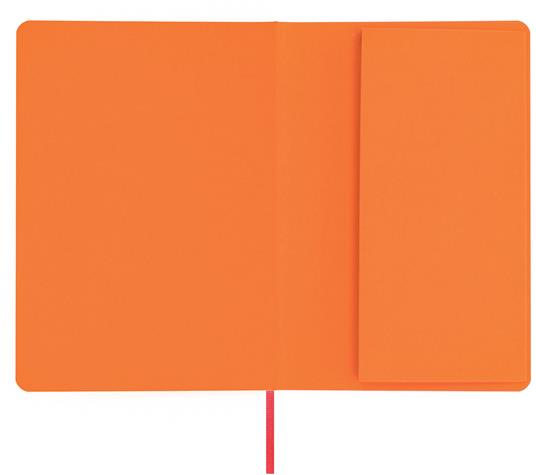 Taccuino Feltrinelli A5, a pagine bianche, copertina rigida, arancione - 14,8 x 21 cm - 7