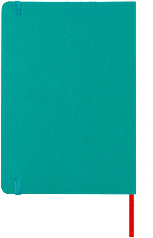 Taccuino Feltrinelli A5, a pagine bianche, copertina rigida, verde ottanio - 14,8 x 21 cm - 2