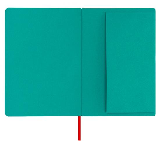 Taccuino Feltrinelli A5, a pagine bianche, copertina rigida, verde ottanio - 14,8 x 21 cm - 6