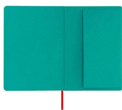 Taccuino Feltrinelli A5, a pagine bianche, copertina rigida, verde ottanio - 14,8 x 21 cm - 7