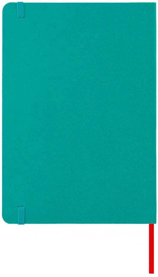 Taccuino Feltrinelli A5, a pagine bianche, copertina morbida, verde ottanio - 14,8 x 21 cm - 2