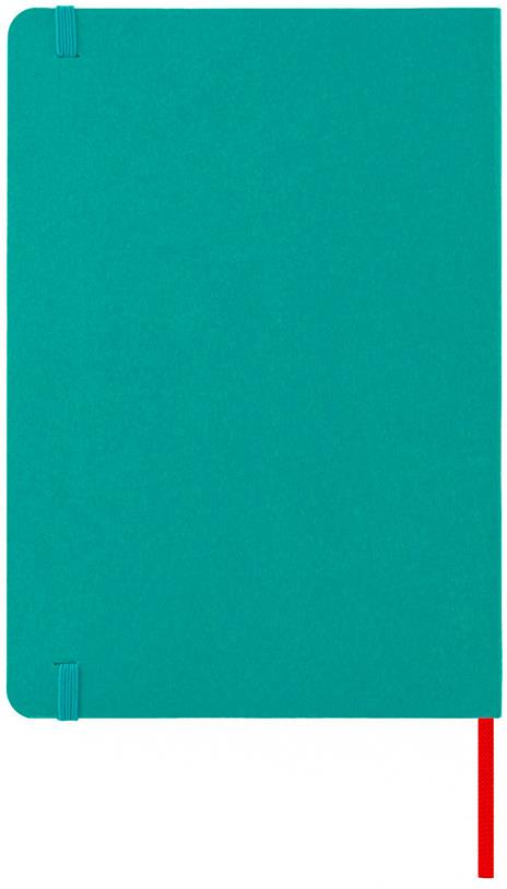 Taccuino Feltrinelli A5, a pagine bianche, copertina morbida, verde ottanio - 14,8 x 21 cm - 2