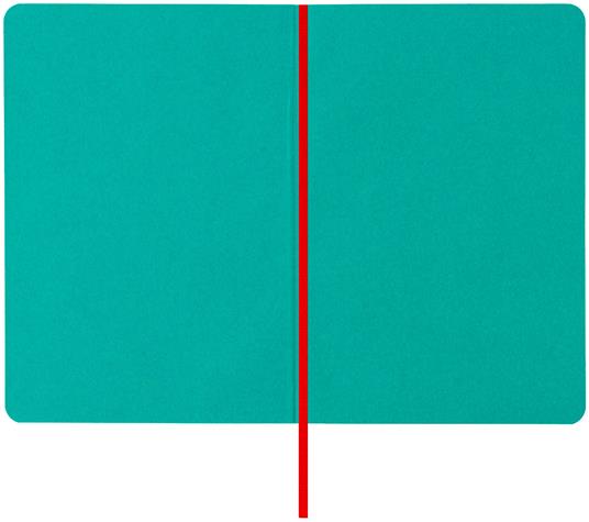 Taccuino Feltrinelli A5, a pagine bianche, copertina morbida, verde ottanio - 14,8 x 21 cm - 4