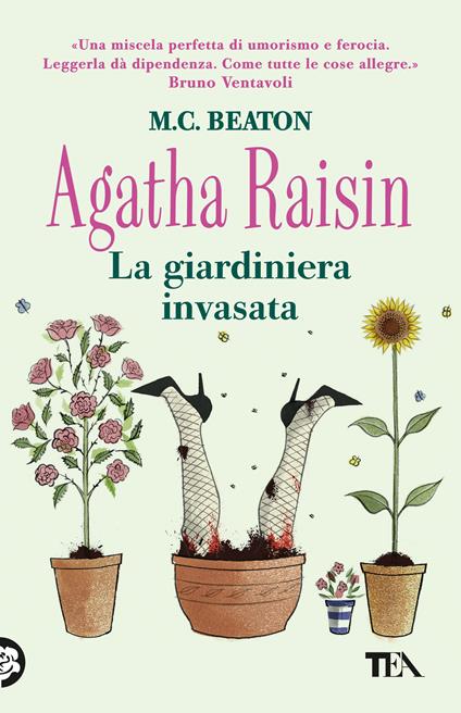 La giardiniera invasata. Agatha Raisin -  M. C. Beaton - copertina