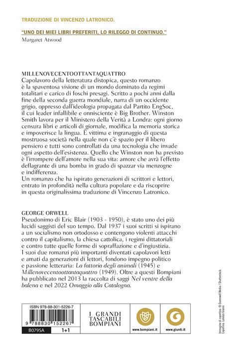  1984. Millenovecentoottantaquattro -  George Orwell - 2