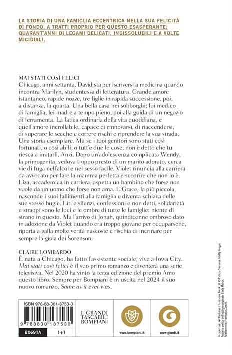 Mai stati così felici -  Claire Lombardo - 2