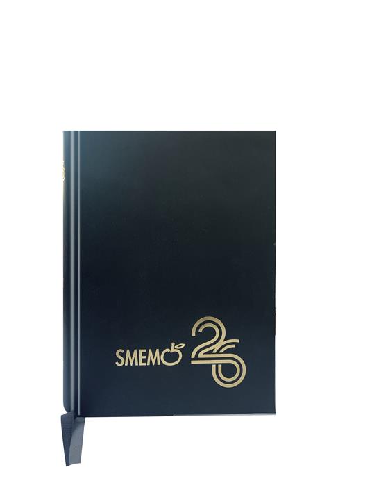 Agenda Smemo 2025-26, 16 mesi, Classic, Nero - 13 x 17 cm