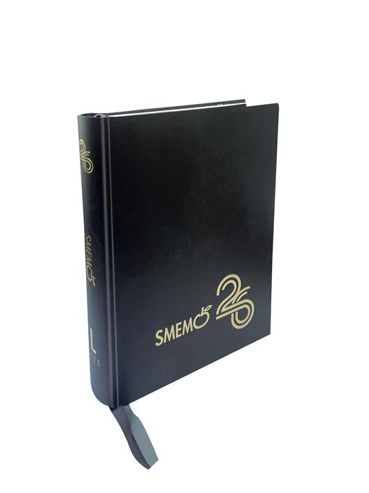 Agenda Smemo 2025-26, 16 mesi, Classic, Nero - 13 x 17 cm - 2