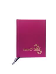 Agenda Smemo 2025-26, 16 mesi, Classic, Ciliegia - 13 x 17 cm