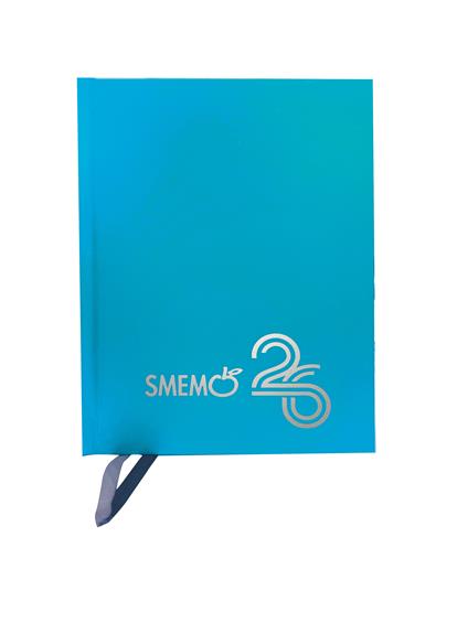 Agenda Smemo 2025-26, 16 mesi, Lite, Azzurro