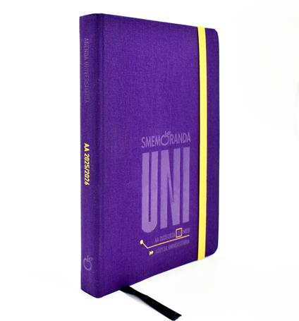 Agenda Smemo 2025-26, 13 mesi, Uni, giornaliera, Ciliegia