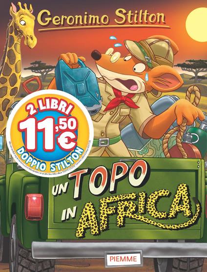 Un topo in Africa -  Geronimo Stilton - copertina