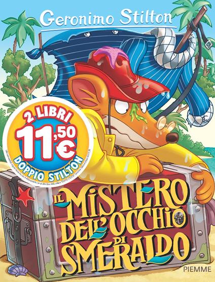 Il mistero dell'occhio di smeraldo -  Geronimo Stilton - copertina