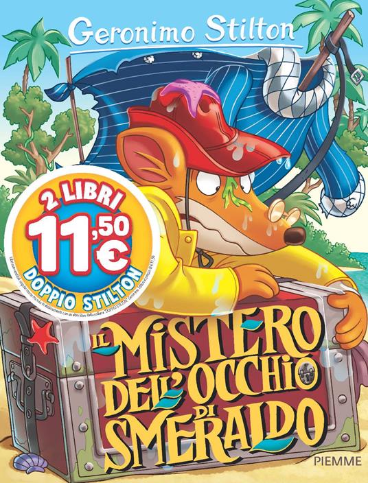 Il mistero dell'occhio di smeraldo -  Geronimo Stilton - copertina