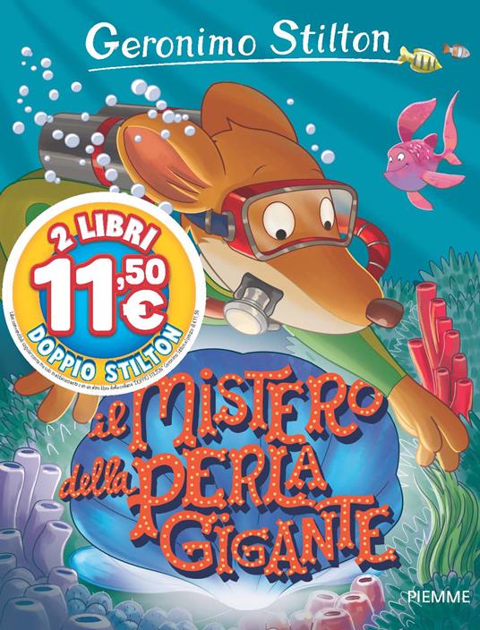 Il mistero della perla gigante -  Geronimo Stilton - copertina