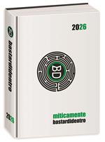 Diario 16 mesi 2025/26, Classic Bastardidentro Agenda Miticamente, 13,6 x 18,3 cm - Bianco