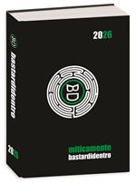 Diario 16 mesi 2025/26, Classic Bastardidentro Agenda Miticamente, 13,6 x 18,3 cm - Nero