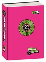 Diario 16 mesi 2025/26, Color New Bastardidentro Agenda Miticamente, 13,6 x 18,3 cm - Rosa