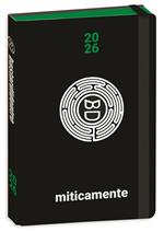 Diario 16 mesi 2025-26, R Pu Bastardidentro Agenda Miticamente, 13,6 x 18,3 cm - Nero