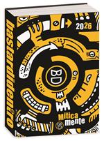 Diario 16 mesi 2025/26, Superspecial Fluo Bastardidentro Agenda, 13,6 x 18,3 cm - Giallo